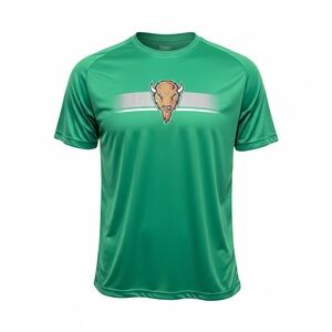 Men’s Green Hanes Marshall Thundering Herd Short Sleeve T-Shirt with Applique